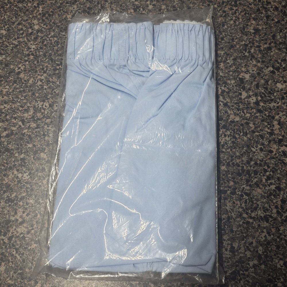 Vintage Saks Fifth Avenue Mens Trim Boxer Pima Cotton NOS Deadstock Blue Size 30 - Picture 4 of 4